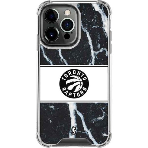 NBA Toronto Raptors Marble iPhone 16 Pro Clear Case